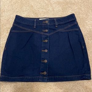 Dark jean skirt